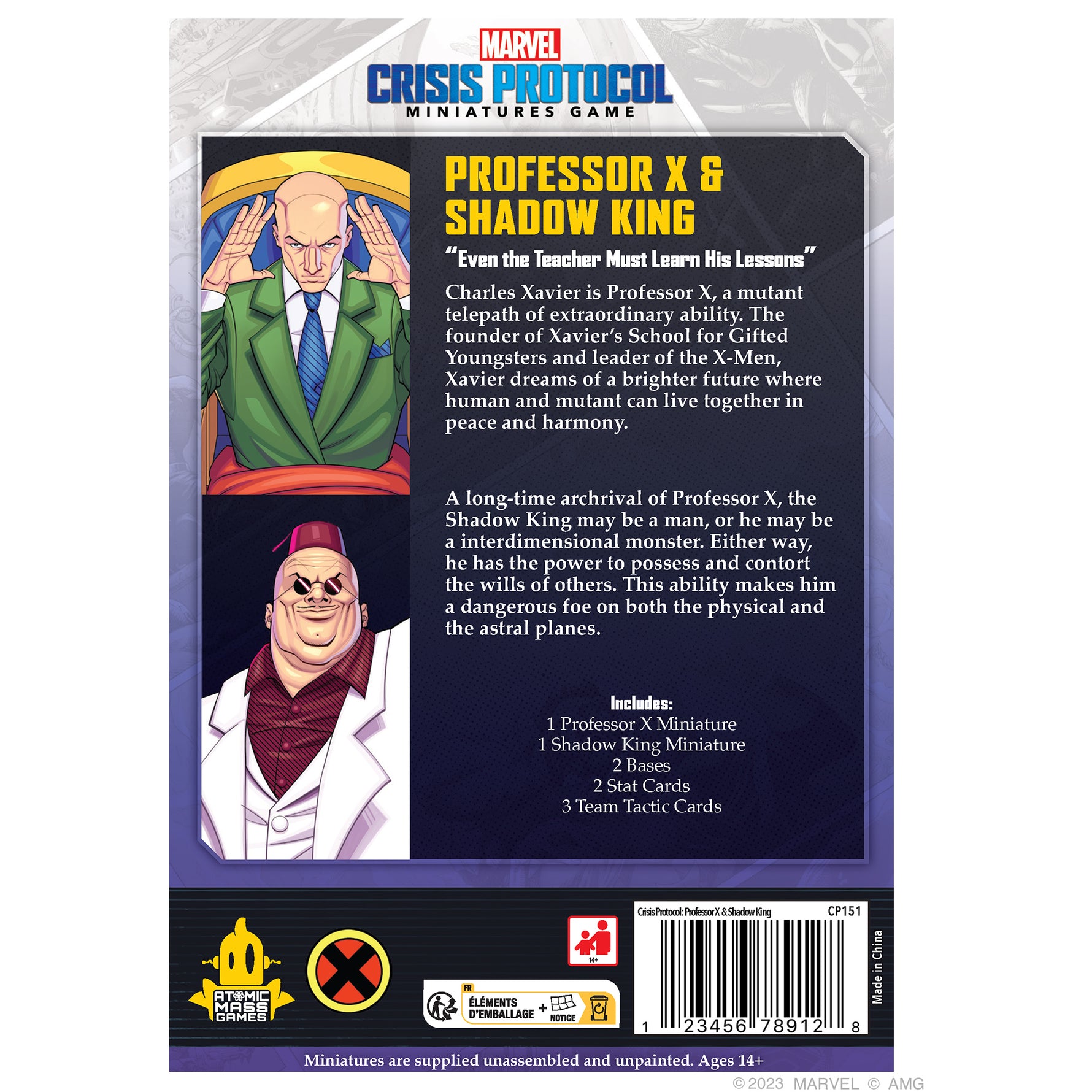 Marvel Crisis Protocol : Professor X and Shadow King Character Pack